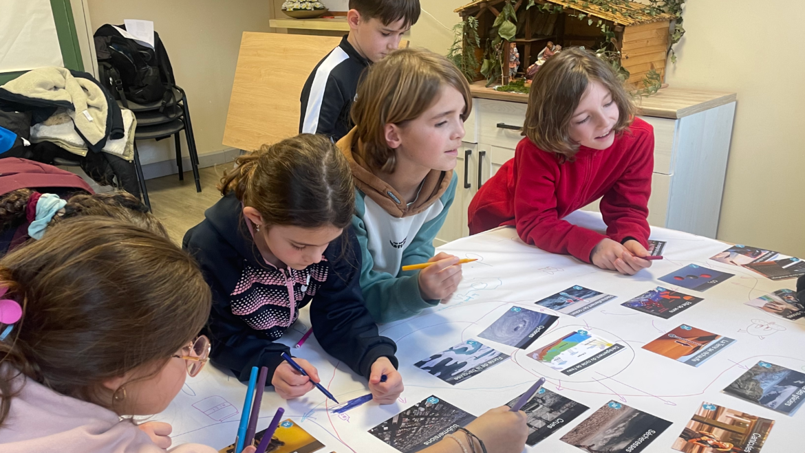 Ecole Saint Aubin : une « Fresque du Climat »